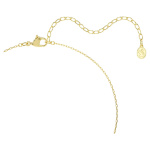 Una Angelic pendant Mixed cuts, White, 18K gold finish